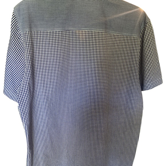 No Retreat Men’s Checkered Shirt Large – Gingham Print w/ Patriotic Detail - Picture 6 of 6